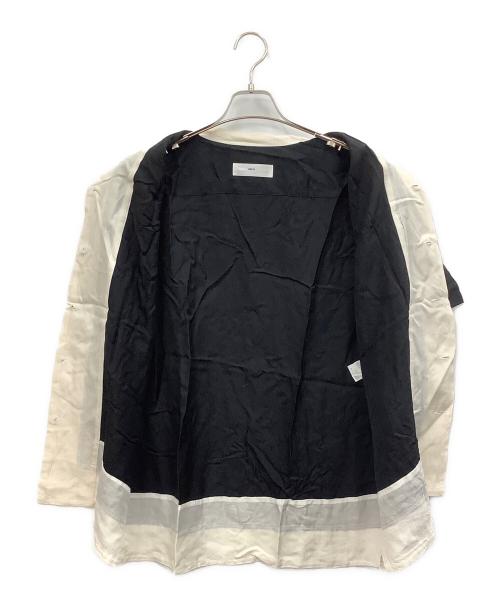 TOGA VIRILIS（トーガ ビリリース）TOGA VIRILIS (トーガ ビリリース) 半袖シャツ ネイビー×ホワイト サイズ:48の古着・服飾アイテム