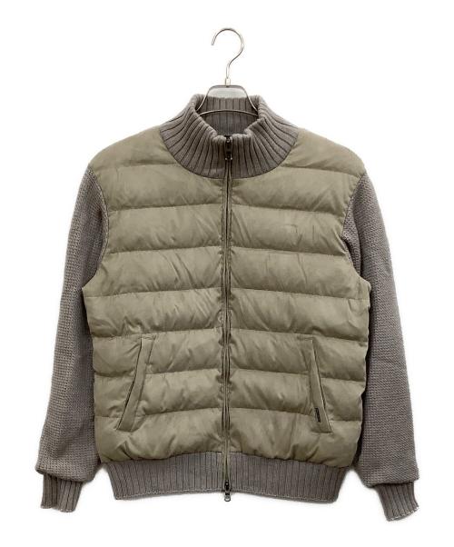 Aquascutum（アクアスキュータム）Aquascutum (アクアスキュータム) ダウンジャケット グレー サイズ:38の古着・服飾アイテム