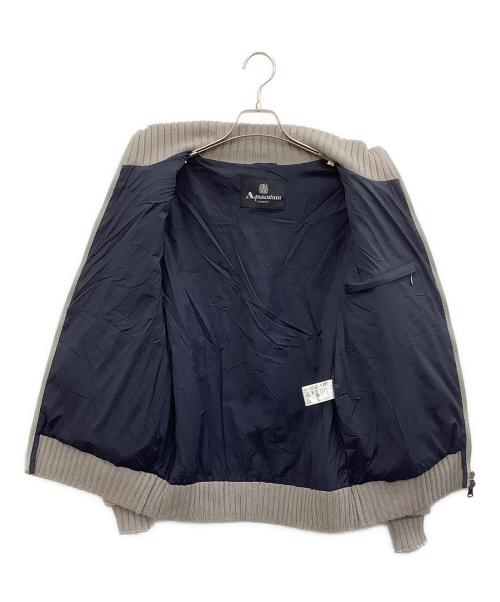 Aquascutum（アクアスキュータム）Aquascutum (アクアスキュータム) ダウンジャケット グレー サイズ:38の古着・服飾アイテム