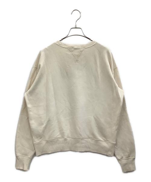 RRL（ダブルアールエル）RRL (ダブルアールエル) コットンブレンドフリーススウェット ベージュ サイズ:Lの古着・服飾アイテム