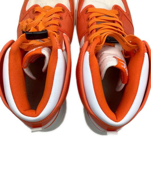 NIKE（ナイキ）NIKE (ナイキ) ハイカットスニーカー オレンジ×ホワイト サイズ:28.5の古着・服飾アイテム