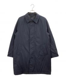 B:MING by BEAMS（ビーミングバイビームス）の古着「中綿入りステンカラーコート」｜ネイビー