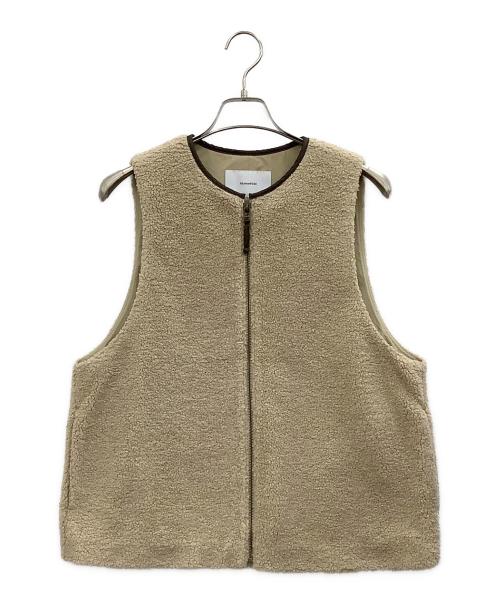 FRAMeWORK（フレームワーク）FRAMeWORK (フレームワーク) ボアベスト ベージュ サイズ:−の古着・服飾アイテム