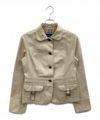 BURBERRY LONDONバーバリーロンドン）の古着「テーラードジャケット」｜ベージュ