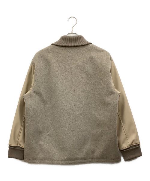 SIMPLICITE（シンプリシテ）SIMPLICITE (シンプリシテ) タスマニアウールバーシティジャケット ベージュ サイズ:Mの古着・服飾アイテム