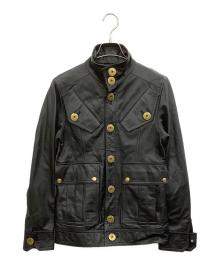 DRESS CAMP（ドレスキャンプ）の古着「レザージャケット」｜ブラック