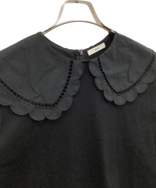 YORI（ヨリ）YORI (ヨリ) 長袖カットソー ブラック サイズ:Fの古着・服飾アイテム