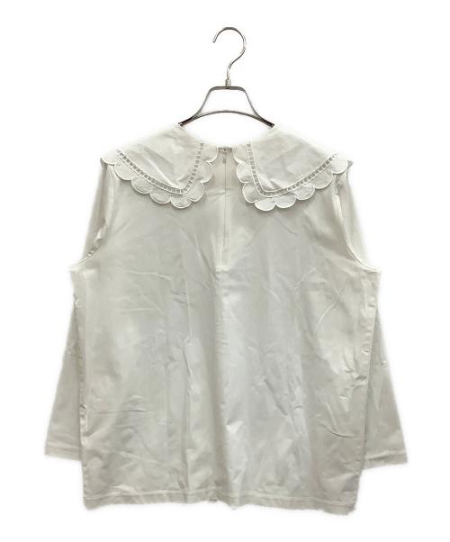 YORI（ヨリ）YORI (ヨリ) 長袖カットソー ホワイト サイズ:Fの古着・服飾アイテム