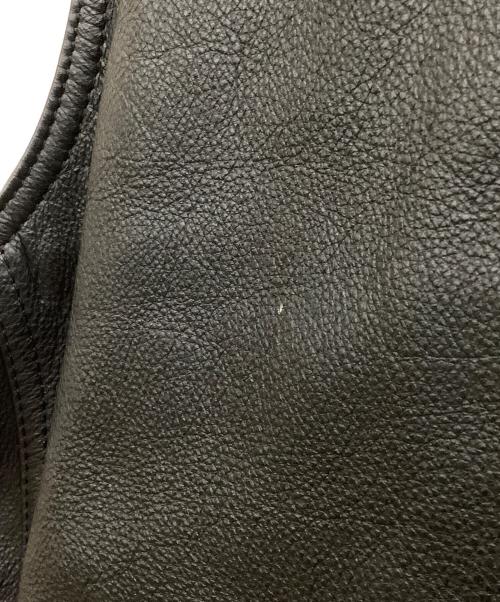 HARLEY-DAVIDSON（ハーレーダビッドソン）HARLEY-DAVIDSON (ハーレーダビッドソン) レザーベスト ブラック サイズ:Mの古着・服飾アイテム