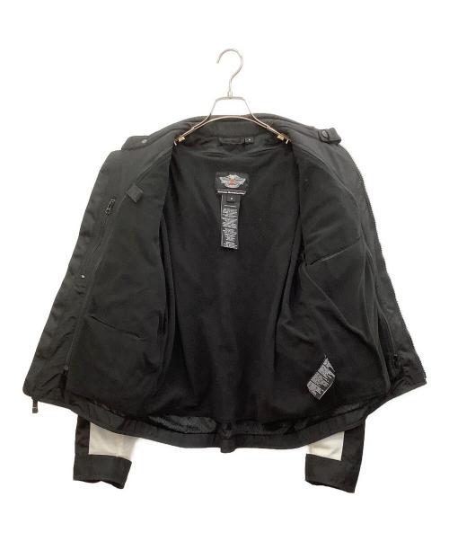 HARLEY-DAVIDSON（ハーレーダビッドソン）HARLEY-DAVIDSON (ハーレーダビッドソン) ライディングジャケット ホワイト×ブラック サイズ:Mの古着・服飾アイテム