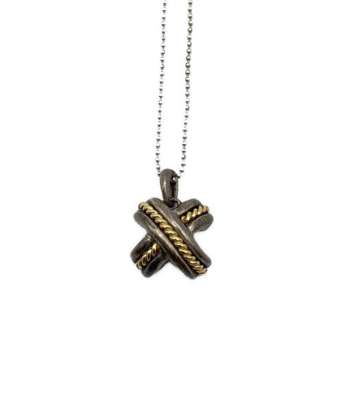 TIFFANY & Co.（ティファニー）TIFFANY & Co. (ティファニー) クロスコンビネックレス シルバー×ゴールド サイズ:−の古着・服飾アイテム