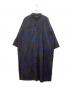 芽風（メフウ）の古着「長袖ワンピース」｜ブルー×ブラック