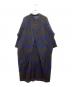 芽風 (メフウ) 長袖ワンピース ブルー×ブラック サイズ:38：9000円