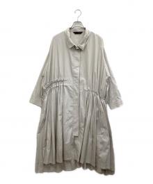 萌（MOYURU）の古着「長袖ワンピース」｜ベージュ