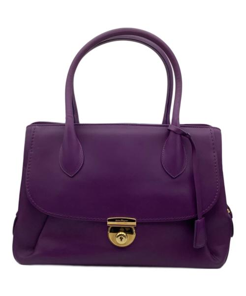 Salvatore Ferragamo（サルヴァトーレ フェラガモ）Salvatore Ferragamo (サルヴァトーレ フェラガモ) ハンドバッグ パープル サイズ:−の古着・服飾アイテム