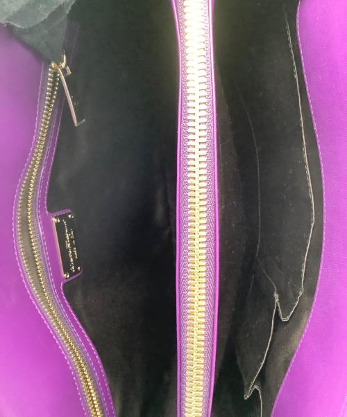 Salvatore Ferragamo（サルヴァトーレ フェラガモ）Salvatore Ferragamo (サルヴァトーレ フェラガモ) ハンドバッグ パープル サイズ:−の古着・服飾アイテム