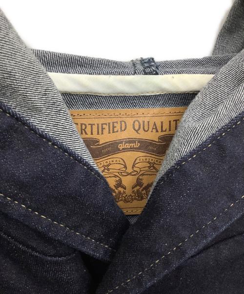 glamb（グラム）glamb (グラム) デニムジャケット インディゴ サイズ:Lの古着・服飾アイテム