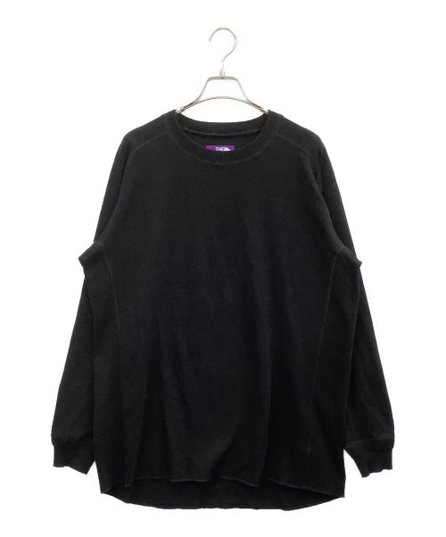 THE NORTHFACE PURPLELABEL（ザ・ノースフェイス パープルレーベル）THE NORTHFACE PURPLELABEL (ザ・ノースフェイス パープルレーベル) 長袖Tシャツ ブラック サイズ:Lの古着・服飾アイテム