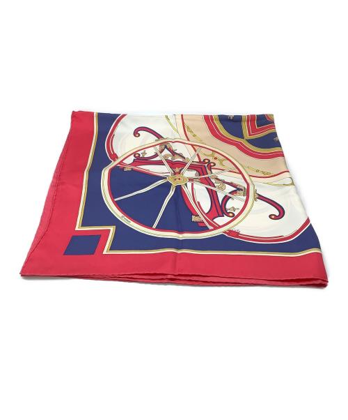 HERMES（エルメス）HERMES (エルメス) シルクスカーフ レッド サイズ:−の古着・服飾アイテム