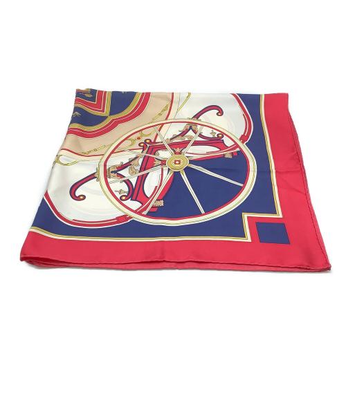 HERMES（エルメス）HERMES (エルメス) シルクスカーフ レッド サイズ:−の古着・服飾アイテム