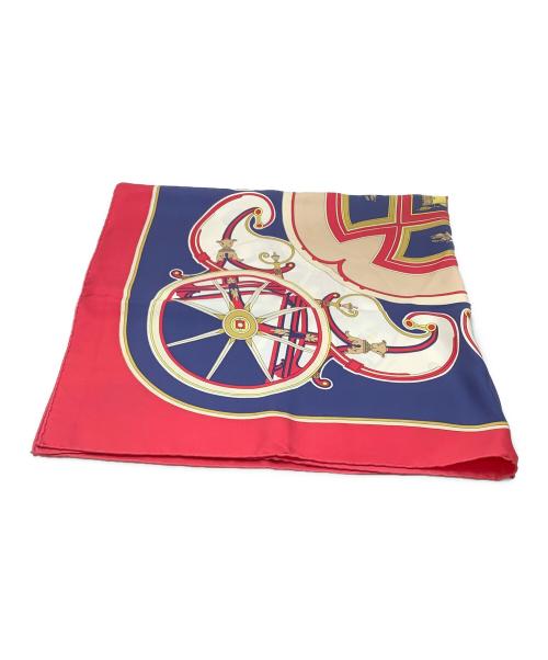 HERMES（エルメス）HERMES (エルメス) シルクスカーフ レッド サイズ:−の古着・服飾アイテム