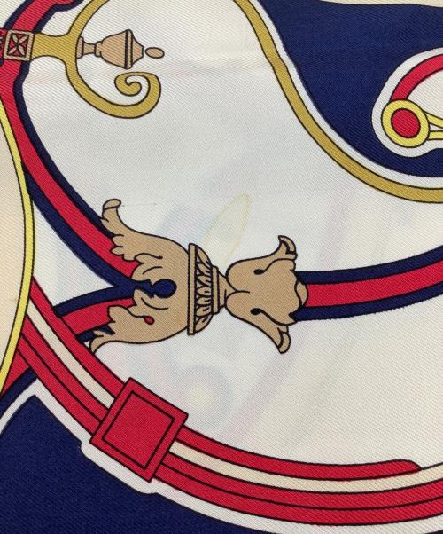 HERMES（エルメス）HERMES (エルメス) シルクスカーフ レッド サイズ:−の古着・服飾アイテム