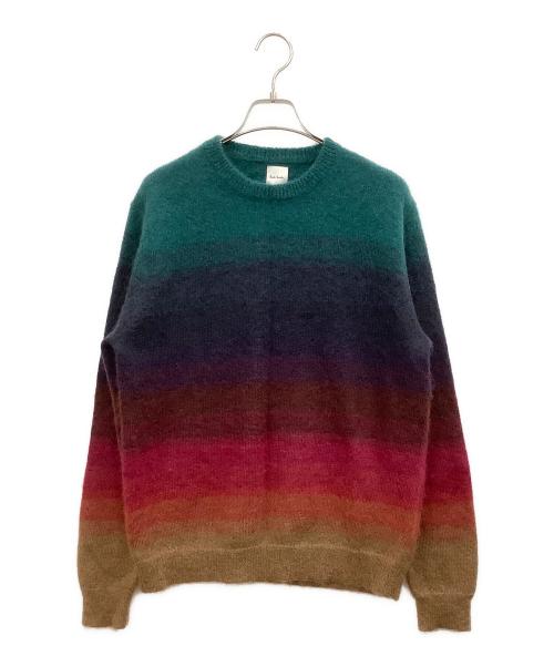 PAUL SMITH（ポールスミス）PAUL SMITH (ポールスミス) 薄手ニット マルチカラー サイズ:Lの古着・服飾アイテム
