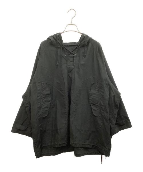ARMY TWILL（アーミーツイル）ARMY TWILL (アーミーツイル) 綿麻スラブパーカー ブラック サイズ:FREEの古着・服飾アイテム
