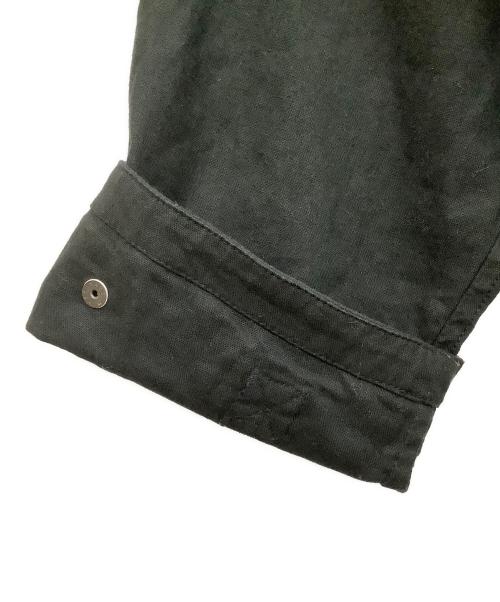 ARMY TWILL（アーミーツイル）ARMY TWILL (アーミーツイル) 綿麻スラブパーカー ブラック サイズ:FREEの古着・服飾アイテム