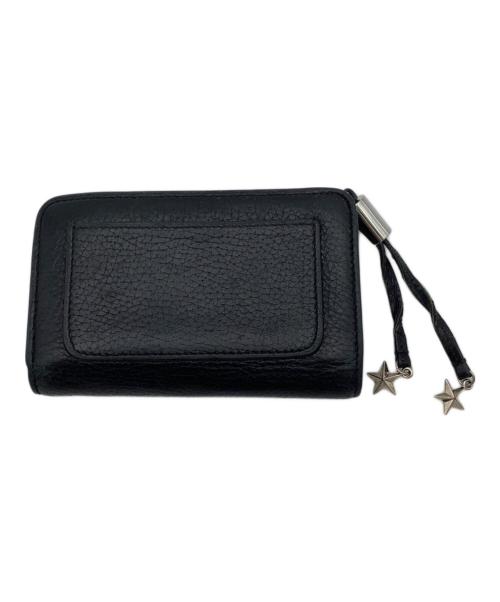 JIMMY CHOO（ジミーチュウ）JIMMY CHOO (ジミーチュウ) 2つ折り財布 ブラック サイズ:−の古着・服飾アイテム