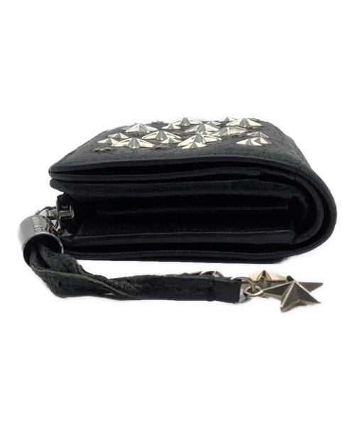JIMMY CHOO（ジミーチュウ）JIMMY CHOO (ジミーチュウ) 2つ折り財布 ブラック サイズ:−の古着・服飾アイテム