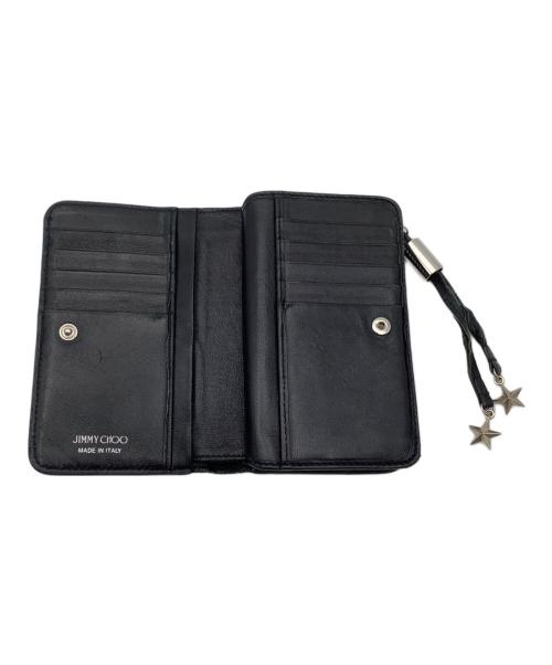JIMMY CHOO（ジミーチュウ）JIMMY CHOO (ジミーチュウ) 2つ折り財布 ブラック サイズ:−の古着・服飾アイテム