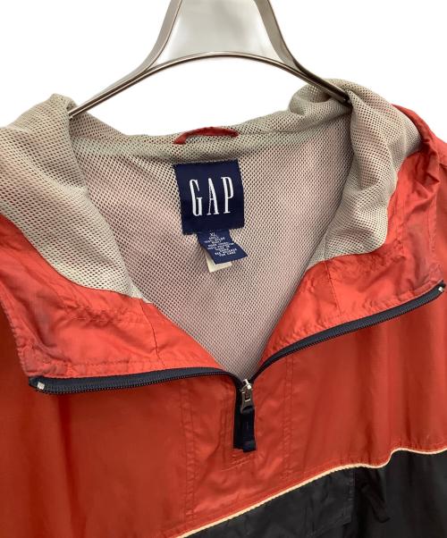 OLDGAP（オールドギャップ）OLDGAP (オールドギャップ) アノラックジャケット レッド×ブラック サイズ:XLの古着・服飾アイテム
