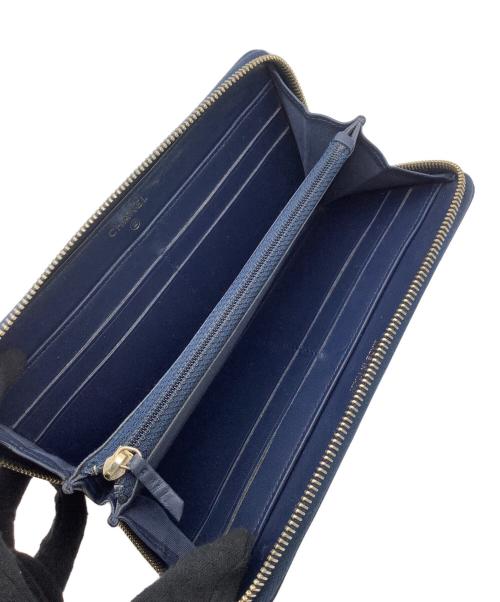 CHANEL（シャネル）CHANEL (シャネル) 長財布 ネイビー サイズ:−の古着・服飾アイテム