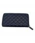 CHANEL (シャネル) 長財布 ネイビー サイズ:−：25000円