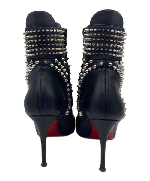 Christian Louboutin（クリスチャン・ルブタン）Christian Louboutin (クリスチャン・ルブタン) ショートブーツ ブラック サイズ:36の古着・服飾アイテム