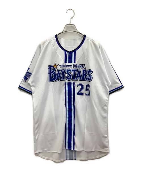 横浜DeNAベイスターズ（ヨコハマディーエヌエーベイスターズ）横浜DeNAベイスターズ (ヨコハマディーエヌエーベイスターズ) ゲームシャツ ホワイトの古着・服飾アイテム