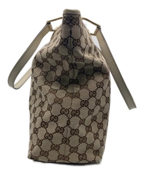 GUCCI（グッチ）GUCCI (グッチ) トートバッグ ベージュ サイズ:-の古着・服飾アイテム