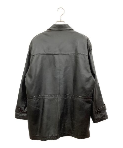 CALIFORNIAN（カリフォルニアン）CALIFORNIAN (カリフォルニアン) レザージャケット ブラック サイズ:Lの古着・服飾アイテム