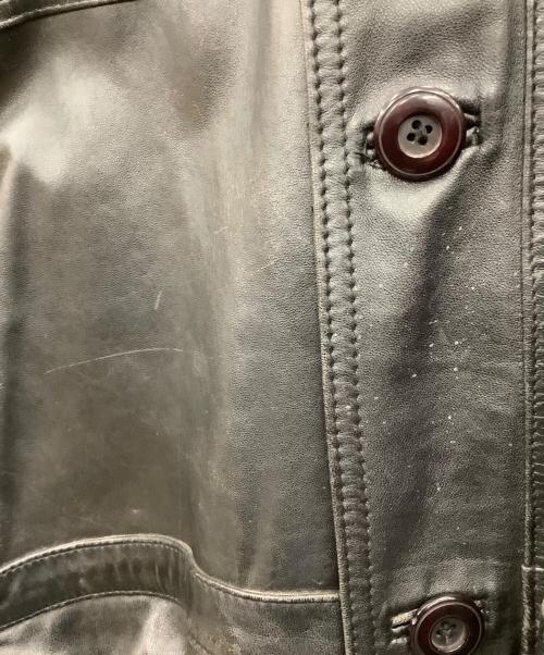 CALIFORNIAN（カリフォルニアン）CALIFORNIAN (カリフォルニアン) レザージャケット ブラック サイズ:Lの古着・服飾アイテム