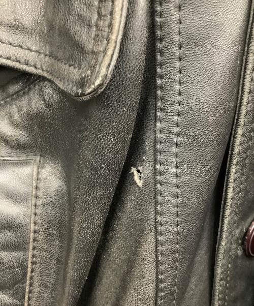 CALIFORNIAN（カリフォルニアン）CALIFORNIAN (カリフォルニアン) レザージャケット ブラック サイズ:Lの古着・服飾アイテム