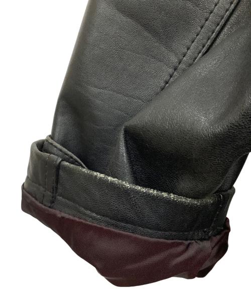 CALIFORNIAN（カリフォルニアン）CALIFORNIAN (カリフォルニアン) レザージャケット ブラック サイズ:Lの古着・服飾アイテム