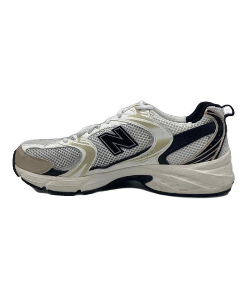 NEW BALANCE（ニューバランス）NEW BALANCE (ニューバランス) ローカットスニーカー ブラック×ホワイト サイズ:28の古着・服飾アイテム