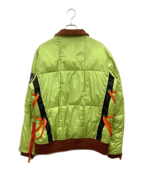 AVIREX（アヴィレックス）AVIREX (アヴィレックス) Taping Jacket 黄緑 サイズ:XLの古着・服飾アイテム