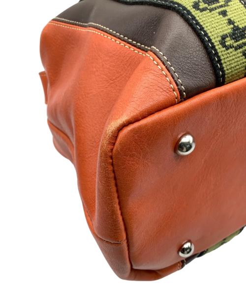 Vivienne Westwood（ヴィヴィアンウエストウッド）Vivienne Westwood (ヴィヴィアンウエストウッド) ハンドバッグ オレンジ×ブラウン サイズ:−の古着・服飾アイテム