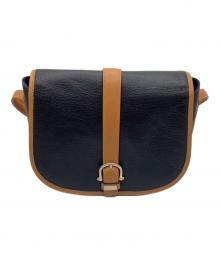 CELINE（セリーヌ）の古着「ショルダーバッグ」｜ブラウン×ブラック