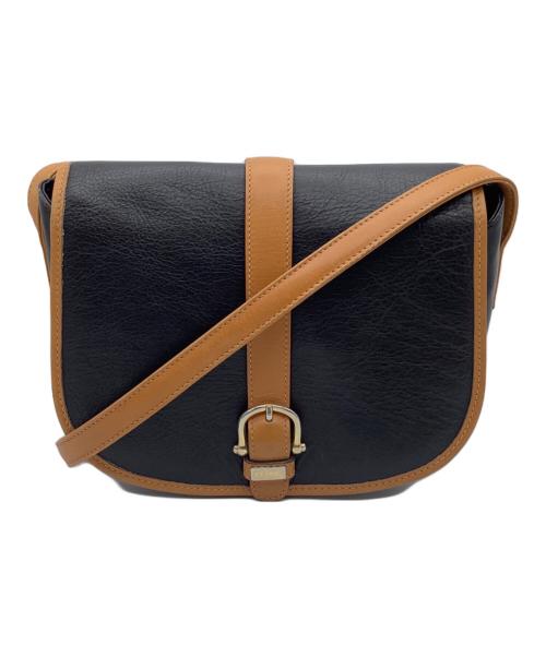 CELINE（セリーヌ）CELINE (セリーヌ) ショルダーバッグ ブラウン×ブラック サイズ:−の古着・服飾アイテム