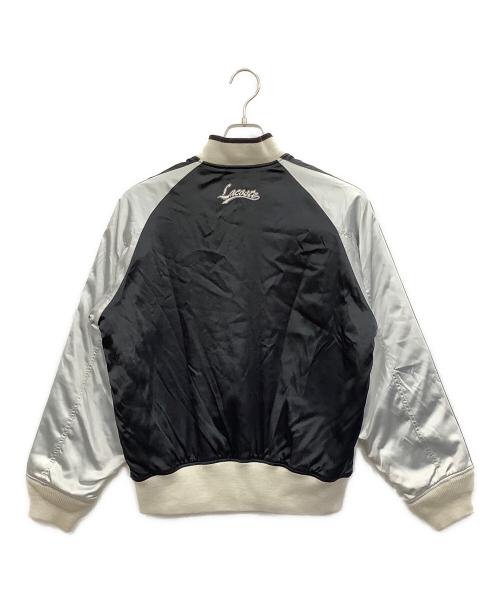 LACOSTE SPORT（ラコステスポーツ）LACOSTE SPORT (ラコステスポーツ) スカジャン ブラック×グレー サイズ:3の古着・服飾アイテム
