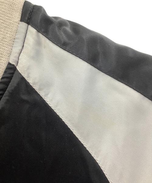 LACOSTE SPORT（ラコステスポーツ）LACOSTE SPORT (ラコステスポーツ) スカジャン ブラック×グレー サイズ:3の古着・服飾アイテム