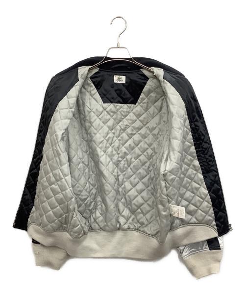 LACOSTE SPORT（ラコステスポーツ）LACOSTE SPORT (ラコステスポーツ) スカジャン ブラック×グレー サイズ:3の古着・服飾アイテム